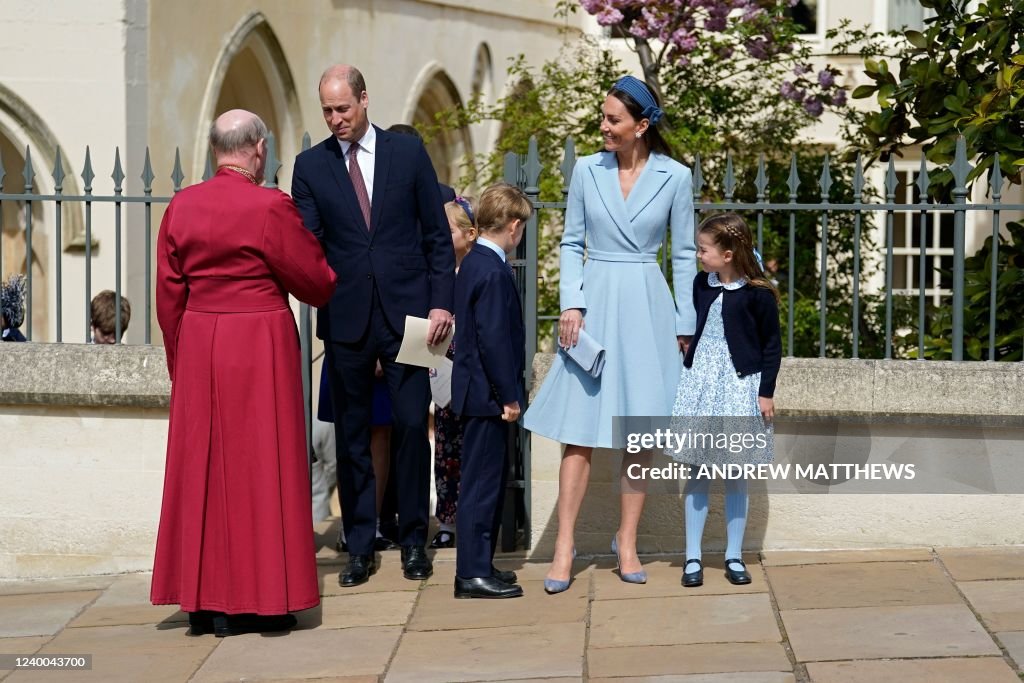 BRITAIN-ROYALS-EASTER