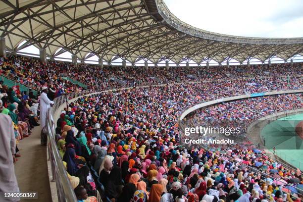 Quran Tilawat competition is held at the Benjamin Mkapa Stadium in Dar es Salaam with the participation of thousands of listeners, in Tanzania on...