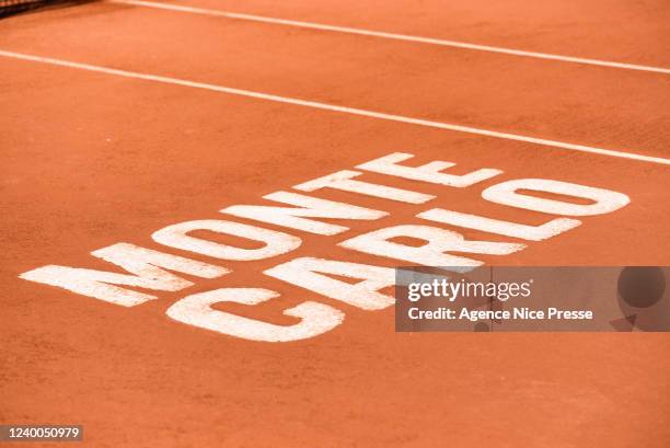 Illustration during the Final - Rolex Monte-Carlo Masters 1000 at Monte Carlo on April 17, 2022 in Monaco, Monaco.