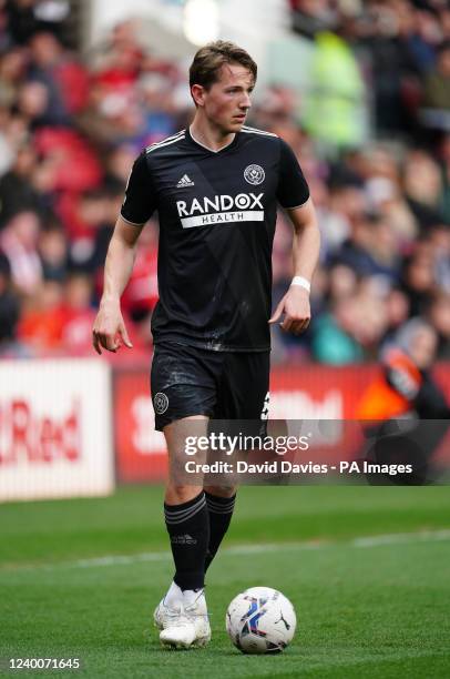 Sheffield United's Sander Berge during the Sky Bet Championship match at Ashton Gate, Bristol. Picture date: Monday April 18, 2022.