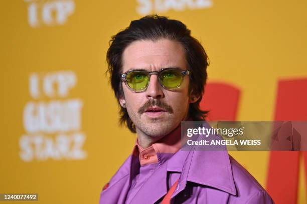 British actor Dan Stevens attends the New York premiere of "Gaslit" at the The Metropolitan Museum of Art on April 18, 2022 in New York City.