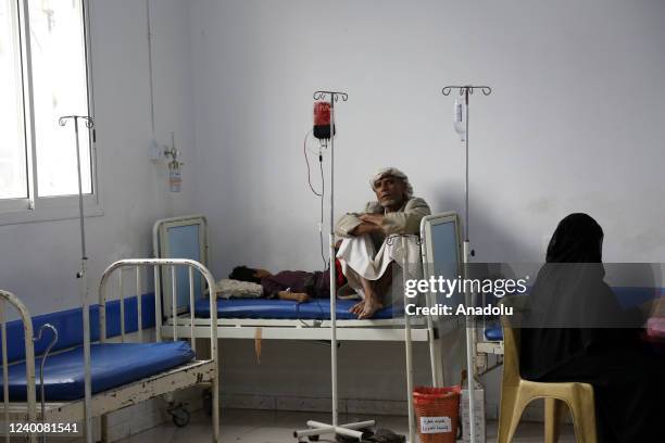 View from Combating Malnutrition Unit at Sabeen Hospital as Yemeni children receiving malnutrition treatment with limited resources in Sanaa, Yemen...