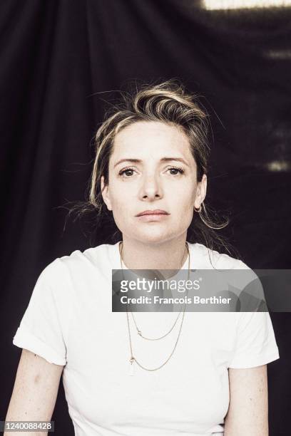 Actress Charlie Bruneau poses for a portrait on March 20, 2022 in Paris, France.