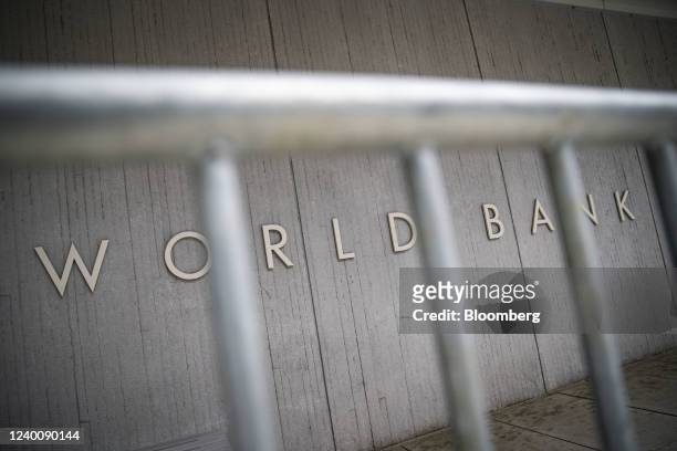 The World Bank Group headquarters in Washington, D.C., U.S., on Tuesday, April 19, 2022. The International Monetary Fund slashed its world growth...
