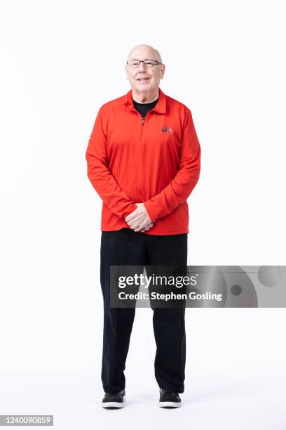 Head Coach Mike Thibault of the Washington Mystics poses for a portrait during WNBA Media Day on April 18, 2022 at Entertainment and Sports Arena in...