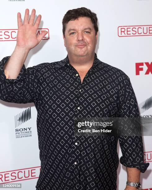 Actor John Scurti attends the "Rescue Me" Season 7 series finale episode screening at the Ziegfeld Theatre on September 7, 2011 in New York City.