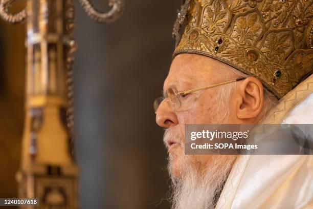 Festive Liturgy on the Day of the Holy Trinity led by Ecumenical Patriarch Bartholomew in the Church of St. George.