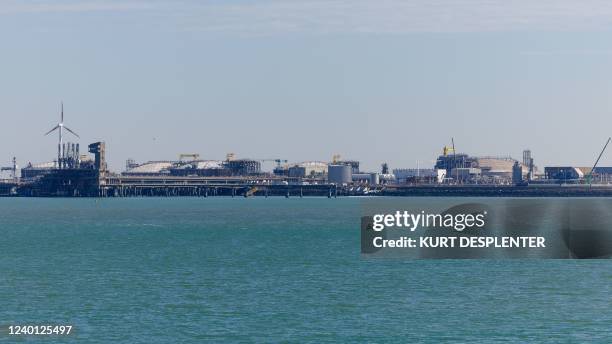 Illustration picture shows the naval base in Zeebrugge, Thursday 21 April 2022. BELGA PHOTO KURT DESPLENTER