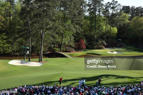 Overall view of greens during Thursday play at Augusta National. Augusta, GA 4/7/2022 CREDIT: Simon Bruty