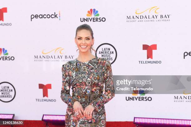 Red Carpet -- Pictured: Jessica Carrillo attends the 2022 Latin American Music Awards at the Michelob ULTRA Arena at Mandalay Bay Resort and Casino...