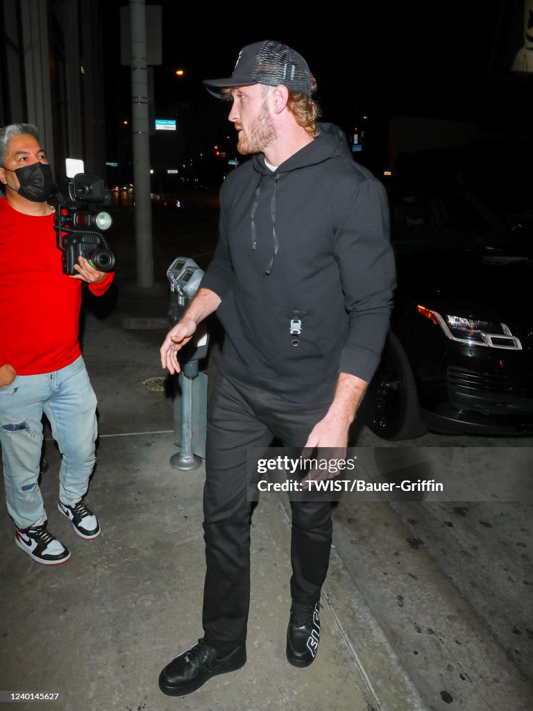 Celebrity Sightings In Los Angeles - April 21, 2022