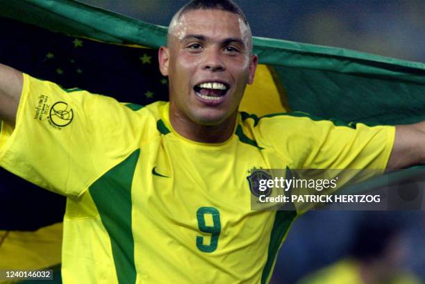 Ronaldo Brazil 2002 World Cup Photos and Premium High Res Pictures
