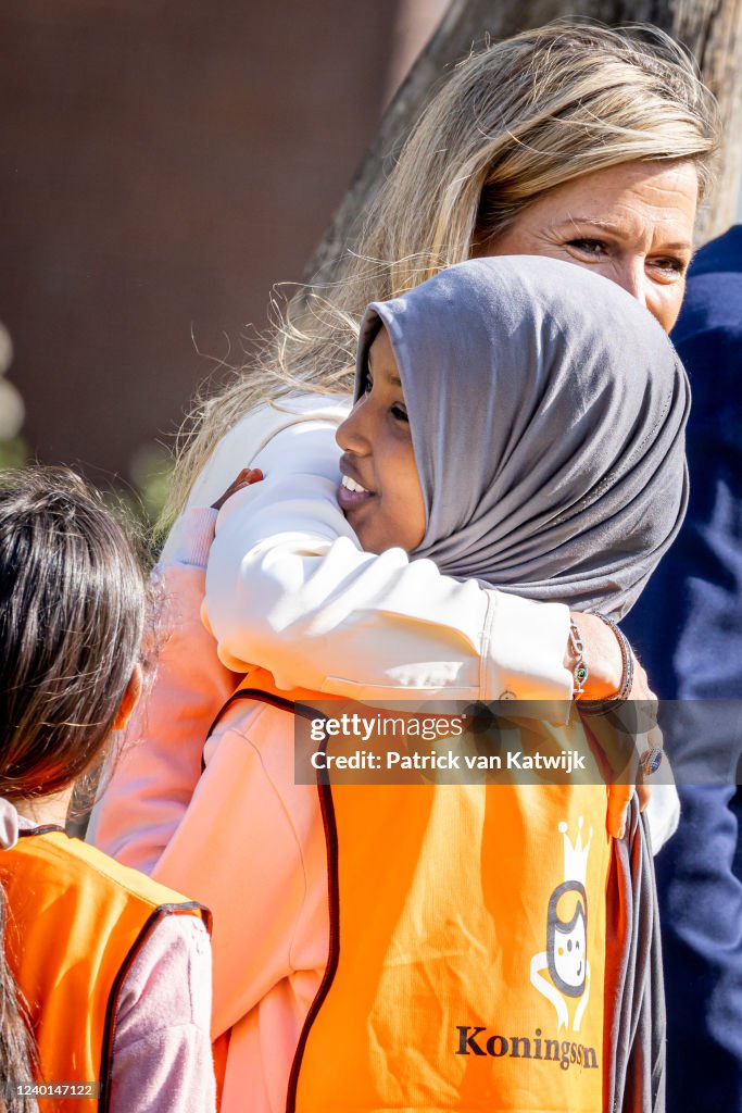 King Willem-Alexander of The Netherlands And Queen Maxima Attend The Kingsgames In Delft