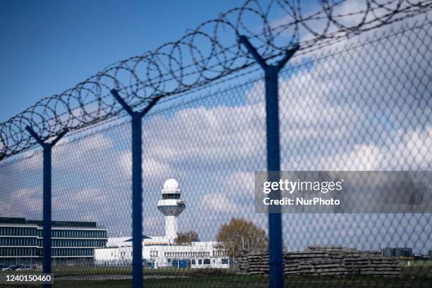 Polish Air Navigation Services Agency at Chopin Airport in Warsaw, Poland on April 22, 2022. The strike and mass resignations of air traffic...