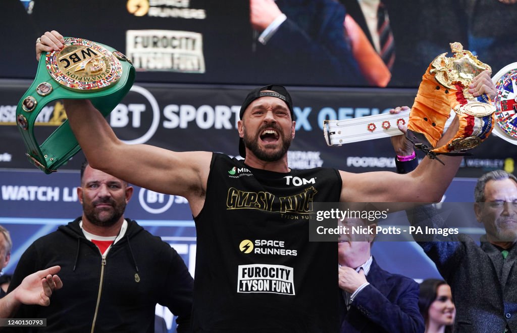 Tyson Fury v Dillian Whyte - Weigh In - BOXPARK Wembley