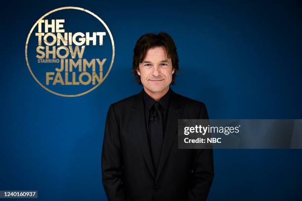 Episode 1638 -- Pictured: Actor Jason Bateman poses backstage on Friday, April 22, 2022 --