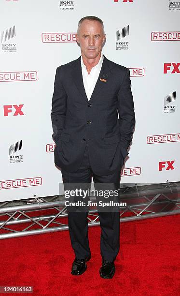 Actor Robert John Burke attends the "Rescue Me" Season 7 series finale episode screening at the Ziegfeld Theatre on September 7, 2011 in New York...