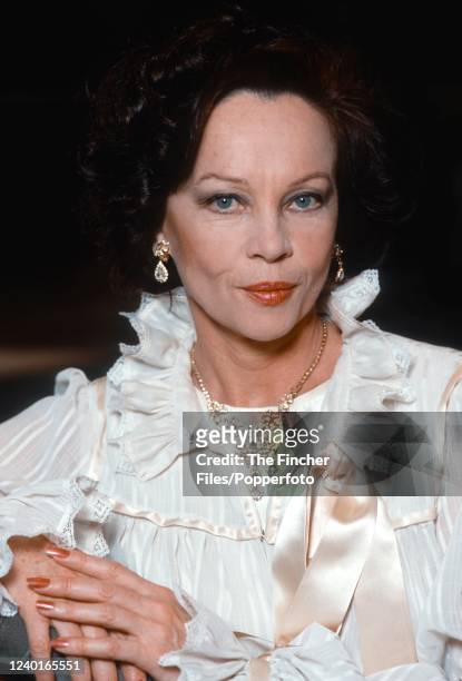 French-American actress Leslie Caron, a star of the Hollywood 'Golden Age', photographed in London, England circa 1983.