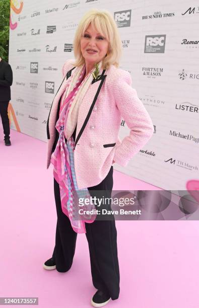 Joanna Lumley attends Shakespeare's Birthday lunch presented by Pragnell and hosted by Alexander Armstrong in the grounds of the Royal Shakespeare...