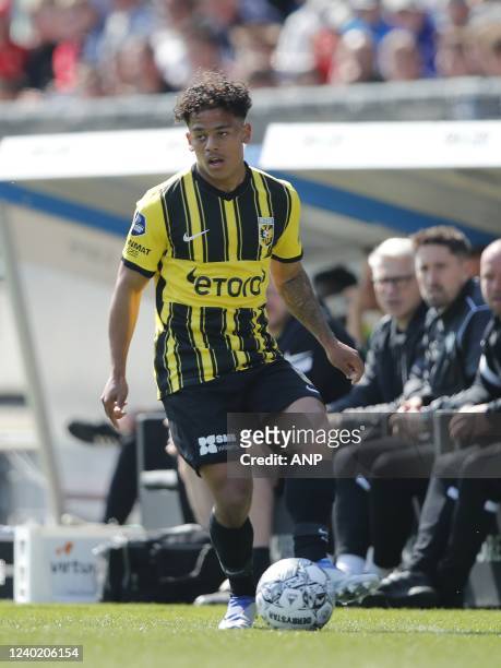 Million Manhoef of Vitesse during the Dutch Eredivisie match between Willem II and Vitesse at the Koning Willem II stadium on April 24, 2022 in...
