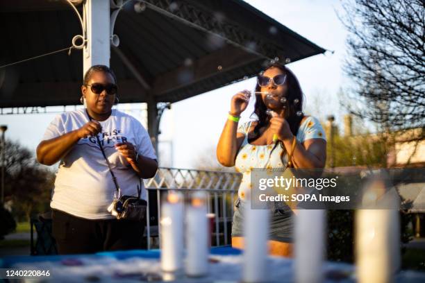 Jamille Jones of Gahanna, Ohio, an organizer for âPint Sized Protestersâ and Hana Abdur-Rahim, a local activist and organizer for Black Lives...