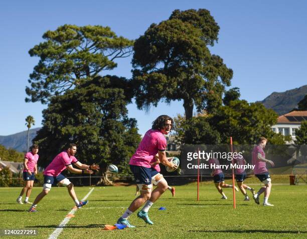 Cape Town , South Africa - 25 April 2022; Alex Soroka during a Leinster rugby squad training session at Westerford High School in Cape Town, South...