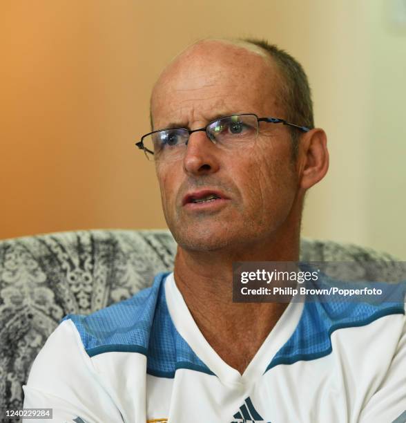 Former International cricketer and coach, Gary Kirsten of South Africa, speaking at the Vineyard Hotel in Cape Town, 10th January 2020.