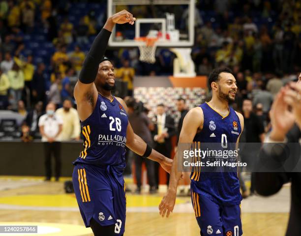 Guerschon Yabusele, #28 of Real Madrid cel during the Turkish Airlines EuroLeague Play Off Game 3 match between Maccabi Playtika Tel Aviv and Real...