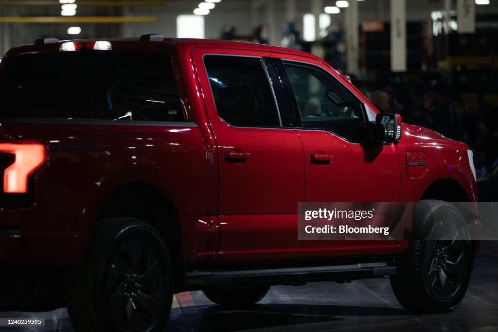 Ford Launch Event For The F-150 Lightning All-Electric Truck