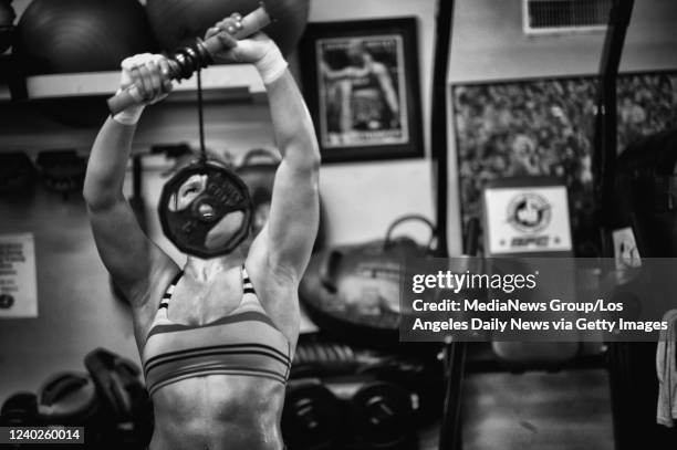 Glendale, CA UFC Bantamweight Champion Ronda Rousey at the Glendale Fighting Club in Glendale, CA. Monday, July 13, 2015. This is sixth week of...