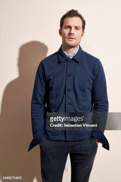 Actor Jamie Dornan poses for a portrait on November 29, 2021 in Paris, France.
