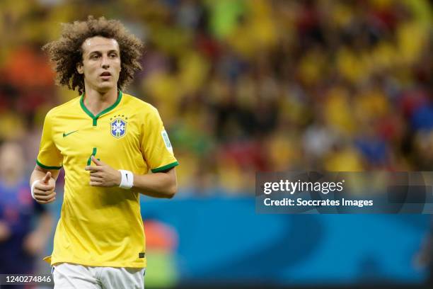 David Luiz of Brazil during the World Cup match between Holland v Brazil on July 12, 2014