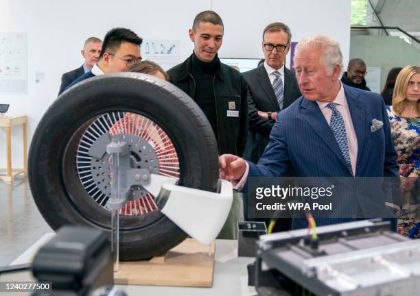 His Royal Highness, The Prince of Wales Patron, Royal College of Art met the winners of the Terra Carta Design Lab, a Royal College of Art...