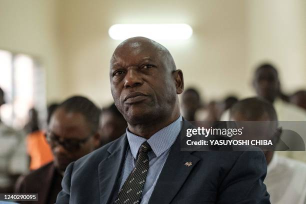 Pierre-Claver Ndayicariye, Chairman of the Burundi Truth and Reconciliation Commission, attends a seminar at the Grand Interdiocesan Seminar Saint...