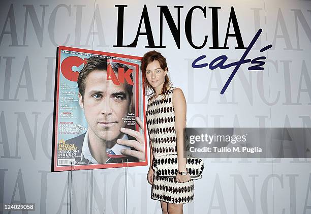 Actress Cristiana Capotondi attends the Ciak Party at Lancia Cafe on September 7, 2011 in Venice, Italy.