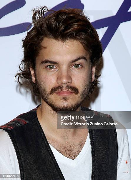 Actor Emile Hirsch attends the Ciak Party attends the Ciak Party at Lancia Cafe on September 7, 2011 in Venice, Italy.