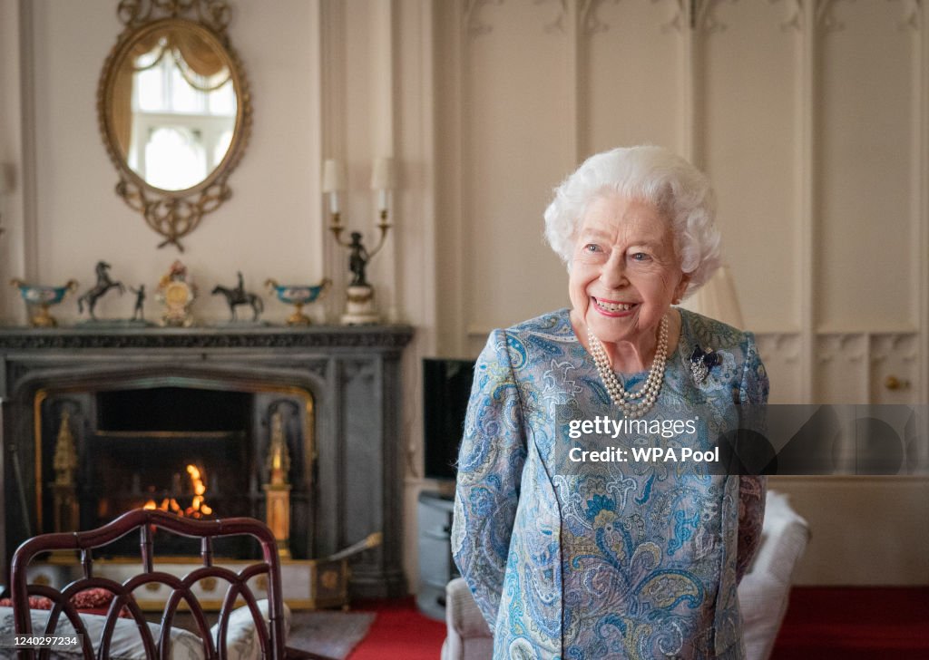 President of Switzerland Meets Queen Elizabeth II