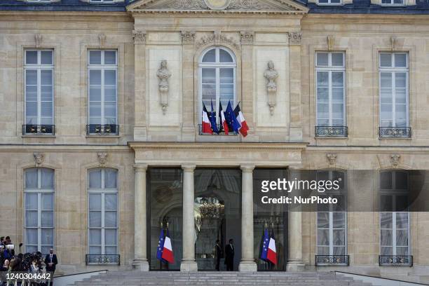 Entrance of the Elysee palace - April 28 Paris