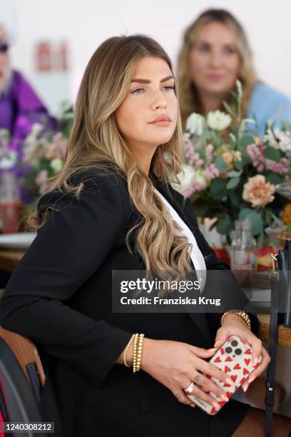 Farina Yari during the EDEKA "All in Fruits" launch on April 28, 2022 in Hamburg, Germany.