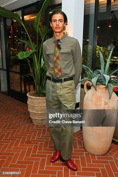 Callum Mullin attends the GQ Style magazine relaunch party and the opening of The Rooftop at One Hundred Shoreditch on April 28, 2022 in London,...