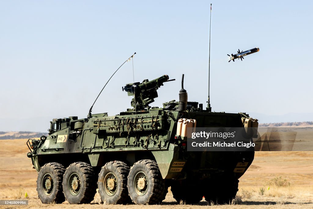 Army Holds Live-Fire Training Exercise With Javelin Missiles