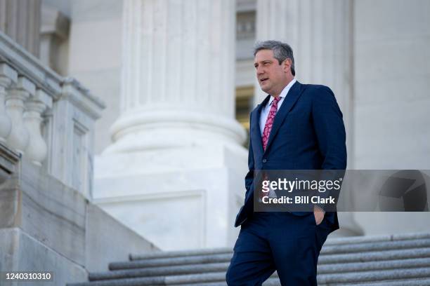Rep. Tim Ryan, D-Ohio, walks down the House steps of the Capitol on Thursday, April 28, 2022.