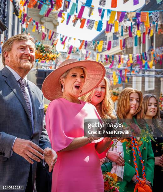 King Willem-Alexander of The Netherlands, Queen Maxima of The Netherlands, Princess Amalia of The Netherlands, Princess Alexia of The Netherlands and...