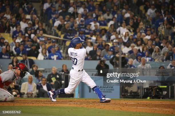 Los Angeles Dodgers opening day game against the Cincinnati Reds at Dodger Stadium on Thursday, April 14, 2022 in Los Angeles, CA.