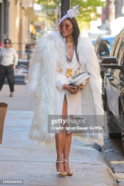 Naomi Campbell is seen on April 29, 2022 in New York City.