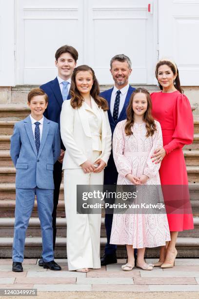 Crown Prince Frederik of Denmark, Crown Princess Mary of Denmark, Prince Christian of Denmark, Princess Isabella of Denmark, Princess Josephine of...