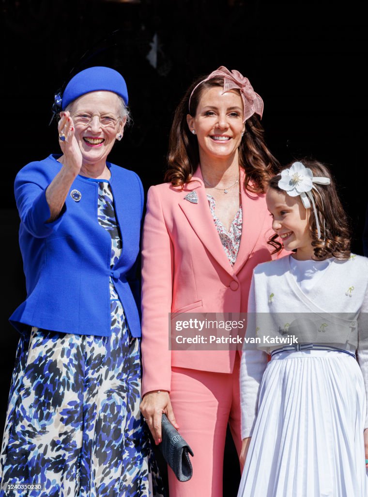 Princess Isabella Of Denmark Confirmation At Fredensborg Palace