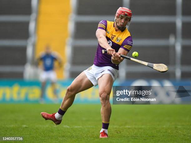 Wexford , Ireland - 23 April 2022; Lee Chin of Wexford during the Leinster GAA Hurling Senior Championship Round 2 match between Wexford and Dublin...