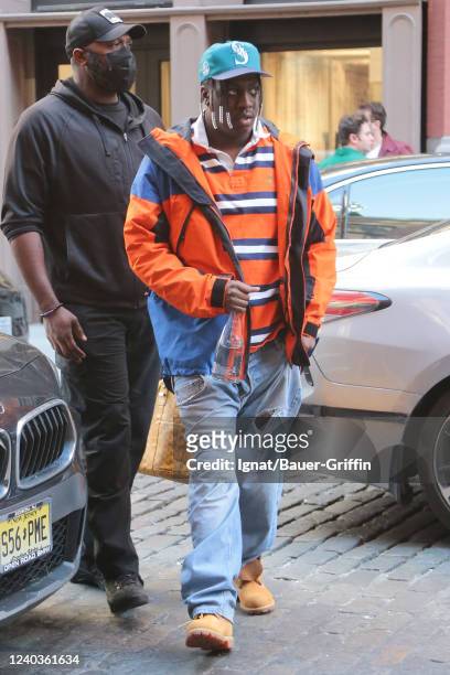 Lil Yachty is seen on April 30, 2022 in New York City.