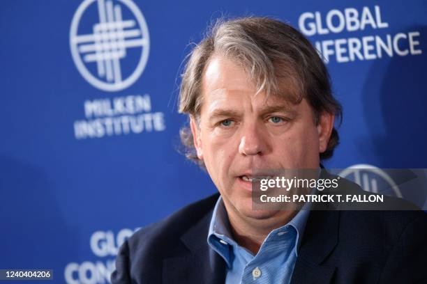 Todd Boehly, Co-Founder, Chairman and CEO, Eldridge, speaks during the Milken Institute Global Conference on May 2, 2022 in Beverly Hills, California.